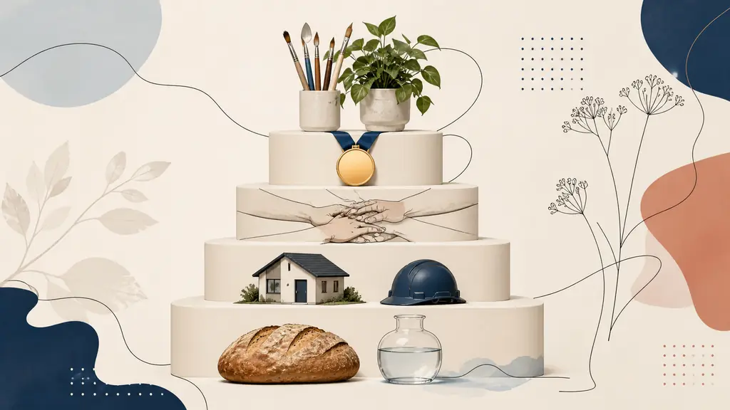 Besoins pyramide de Maslow : les 5 niveaux expliqués avec des exemples concrets